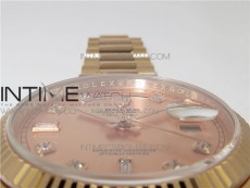 Day-Date 36 128239 RG BP Best Edition Pink Gold Crystal Markers Dial on RG President Bracelet