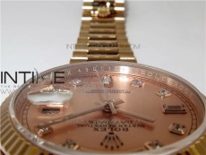 Day-Date 36 128239 RG BP Best Edition Pink Gold Crystal Markers Dial on RG President Bracelet