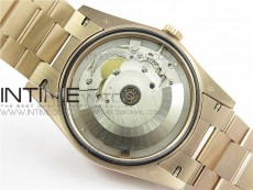Day-Date 36 128239 RG BP Best Edition Silver Sticks Markers Dial on RG President Bracelet
