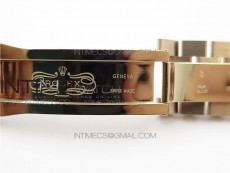 Day-Date 36 128239 RG BP Best Edition Silver Sticks Markers Dial on RG President Bracelet