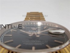 Day-Date 36 128239 RG BP Best Edition Black Sticks Markers Dial on RG President Bracelet