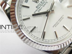 Day-Date 36 128239 SS BP Best Edition White Sticks Markers Dial on SS President Bracelet