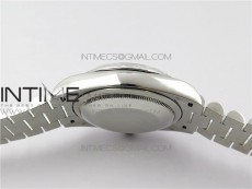 Day-Date 36 128239 SS BP Best Edition Silver Sticks Markers Dial on SS President Bracelet
