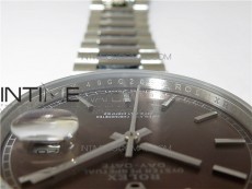 Day-Date 36 128239 SS BP Best Edition Brown Sticks Markers Dial on SS President Bracelet