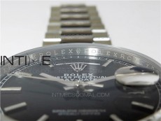 Day-Date 36 128239 SS BP Best Edition Black Stick Markers Dial on SS President Bracelet