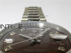 Day-Date 36 128239 SS BP Best Edition Brown Crystal Markers Dial on SS President Bracelet