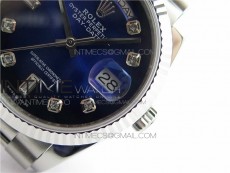 Day-Date 36 128239 SS BP Best Edition Blue Crystal Markers Dial on SS President Bracelet