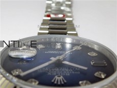 Day-Date 36 128239 SS BP Best Edition Blue Crystal Markers Dial on SS President Bracelet