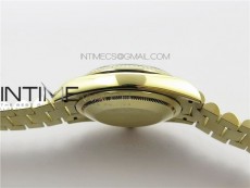 Day-Date 36 128239 YG BP Best Edition Green Crystal Markers Dial on YG President Bracelet