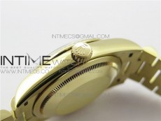 Day-Date 36 128239 YG BP Best Edition Green Crystal Markers Dial on YG President Bracelet