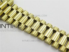 Day-Date 36 128239 YG BP Best Edition Green Crystal Markers Dial on YG President Bracelet