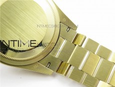 Day-Date 36 128239 YG BP Best Edition Green Crystal Markers Dial on YG President Bracelet