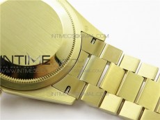 Day-Date 36 128239 YG BP Best Edition Green Crystal Markers Dial on YG President Bracelet