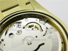 Day-Date 36 128239 YG BP Best Edition Green Crystal Markers Dial on YG President Bracelet