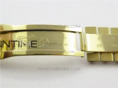 Day-Date 36 128239 YG BP Best Edition Green Crystal Markers Dial on YG President Bracelet