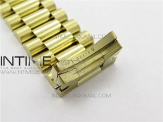Day-Date 36 128239 YG BP Best Edition Green Crystal Markers Dial on YG President Bracelet