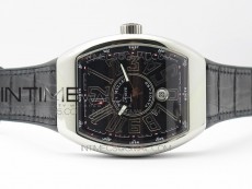 Vanguard V45 SS ZF Best Edition Black Textured Dial on Black Rubber Strap MIYOTA 9015