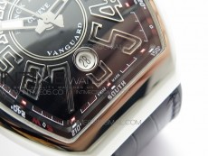 Vanguard V45 SS ZF Best Edition Black Textured Dial on Black Rubber Strap MIYOTA 9015