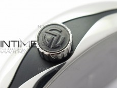 Vanguard V45 SS ZF Best Edition Black Textured Dial on Black Rubber Strap MIYOTA 9015