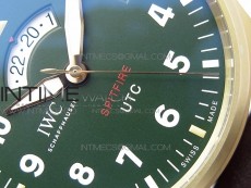Pilot UTC Bronzo IW327101 ZF 1:1 Best Edition Dark Green Dial on Brown Leather Strap A35111