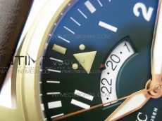 Pilot UTC Bronzo IW327101 ZF 1:1 Best Edition Dark Green Dial on Brown Leather Strap A35111