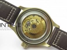 Pilot UTC Bronzo IW327101 ZF 1:1 Best Edition Dark Green Dial on Brown Leather Strap A35111