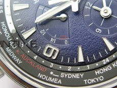 Polaris Geographic SS ZF 1:1 Best Edition Blue Textured Dial on Black Leather Strap A936