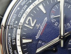 Polaris Geographic SS ZF 1:1 Best Edition Blue Textured Dial on Black Leather Strap A936