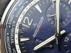 Polaris Geographic SS ZF 1:1 Best Edition Blue Textured Dial on Black Leather Strap A936