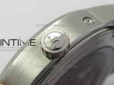 Polaris Geographic SS ZF 1:1 Best Edition Blue Textured Dial on Black Leather Strap A936