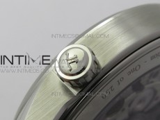 Polaris Geographic SS ZF 1:1 Best Edition Blue Textured Dial on Black Leather Strap A936