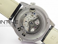 Polaris Geographic SS ZF 1:1 Best Edition Blue Textured Dial on Black Leather Strap A936