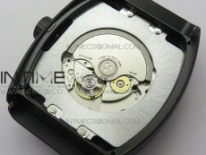 Vanguard V45 DLC ZF 1:1 Best Edition Black Yellow Markers Dial on Black Gummy Strap MIYOTA 9015