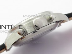 Pilot Chrono Spitfire IW3777 Green SS ZF 1:1 Best Edition Green Dial on Brown Leather Strap A7750