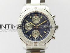 Avenger Chronograph 43mm SS B12F Best Edition Blue Dial on SS Bracelet A7750