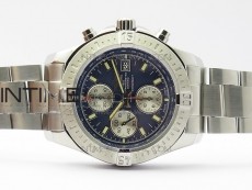 Avenger Chronograph 43mm SS B12F Best Edition Blue Dial on SS Bracelet A7750