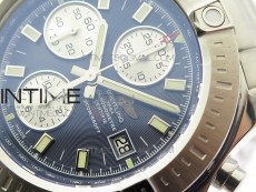 Avenger Chronograph 43mm SS B12F Best Edition Blue Dial on SS Bracelet A7750