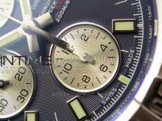 Avenger Chronograph 43mm SS B12F Best Edition Blue Dial on SS Bracelet A7750