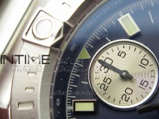 Avenger Chronograph 43mm SS B12F Best Edition Blue Dial on SS Bracelet A7750