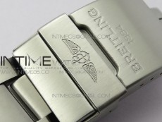 Avenger Chronograph 43mm SS B12F Best Edition White Dial on SS Bracelet A7750