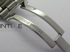 Avenger Chronograph 43mm SS B12F Best Edition White Dial on SS Bracelet A7750