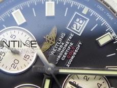 Avenger Chronograph 43mm SS B12F Best Edition Black Dial on SS Bracelet A7750