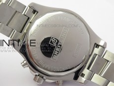 Avenger Chronograph 43mm SS B12F Best Edition Black Dial on SS Bracelet A7750