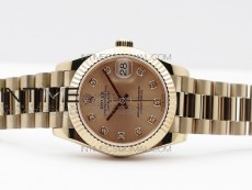Datejust 31mm 278275 RG BP Best Edition RG Crystal Markers Dial on RG President Bracelet
