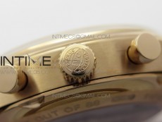 Portugieser Chrono Classic 42 IW390406 RG ZF 1:1 Best Edition Blue dial on Brown Leather Strap A7750