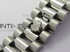 Datejust 31mm 278275 SS Crystal bezel BP Best Edition White Mop Dial(@6 Crystal Makrer) on SS President Bracelet