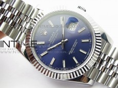 DateJust 41 126334 SS BP 1:1 Best Edition New Version Blue Dial on Jubilee Bracelet