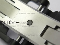 RM011 Carbon Case Chrono KVF 1:1 Best Edition Crystal Skeleton Yellow Dial on Black Rubber Strap A7750 V2