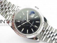 DateJust 41 126334 SS BP 1:1 Best Edition New Version Black Dial on Jubilee Bracelet