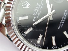 DateJust 41 126334 SS BP 1:1 Best Edition New Version Black Dial on Jubilee Bracelet